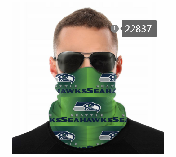 2021 NFL Seattle Seahawks #89 Dust mask with filter->nfl dust mask->Sports Accessory